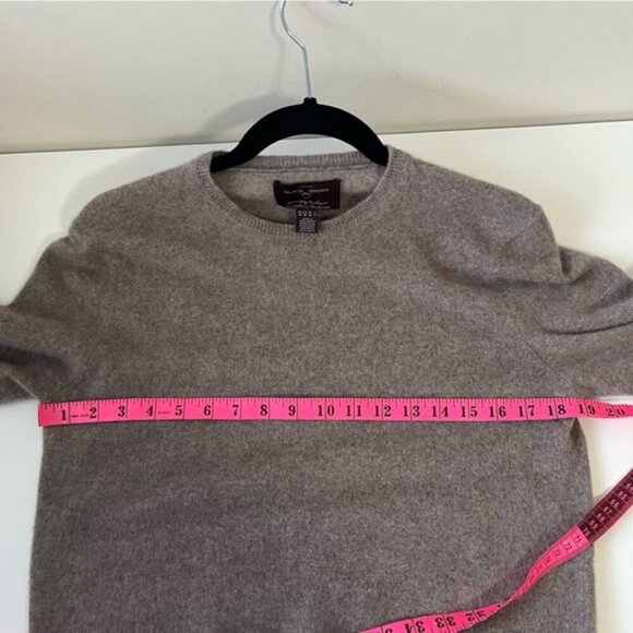 BLACK BROWN 1826 100% 2-Ply Cashmere Crewneck Sweater - Picture 4 of 7